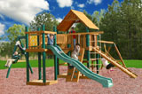 Pioneer Peak Wooden Swing Set