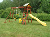 Snipe Wood Swing Set