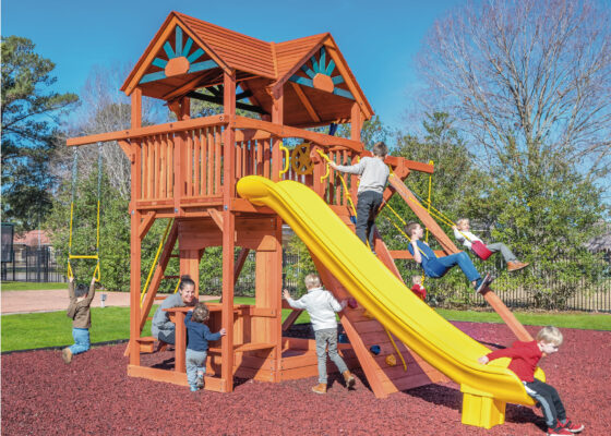 6.5 MegaDeck Fort w/Wood Roof