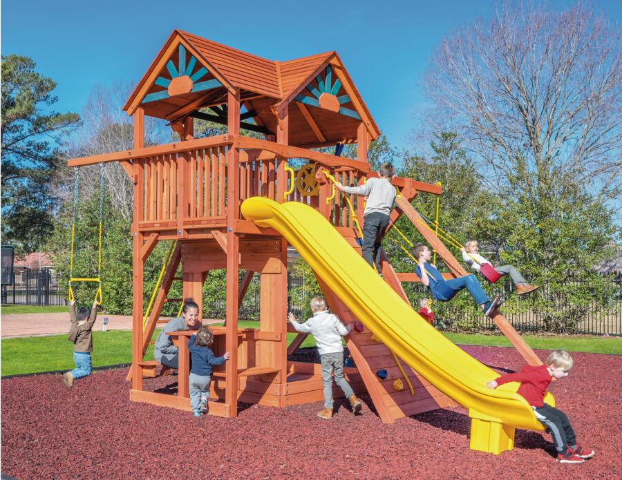 6.5 MegaDeck Fort w/Wood Roof