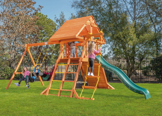 Toucan Playcenter with Wood Roof