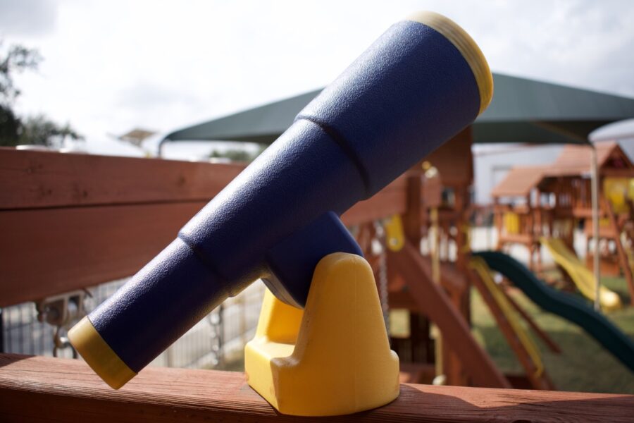 7.4 Jaguar Playcenter w/ BYB Tarp, 4x6 Monkey Bars, Loft, Yellow DoubleWall Scoop Slide and Yellow Spiral Slide